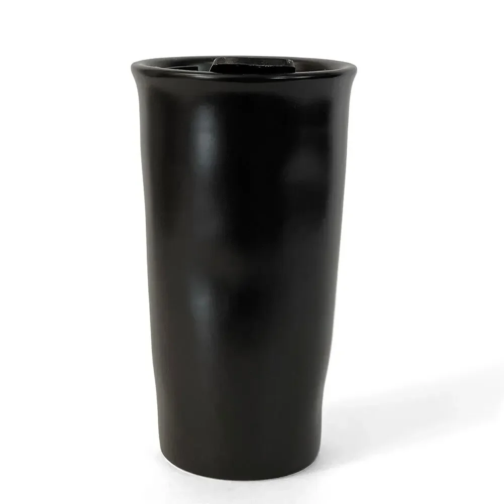 Rae Dunn by Magenta Poison Punch Halloween Tumbler New 12 Oz Black Ceramic Mug